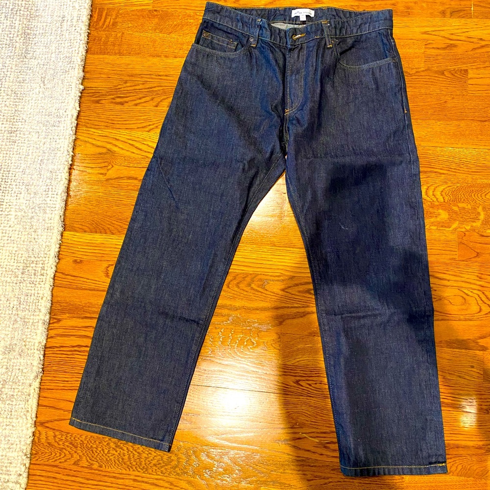 PETER MILLAR Selvedge Denim Indigo Blue Jeans Men's 33 MS20B99